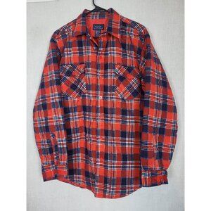 Ryan Keith plaid flannel Shacket Men's L Quilted lined shirt jacket Work Western